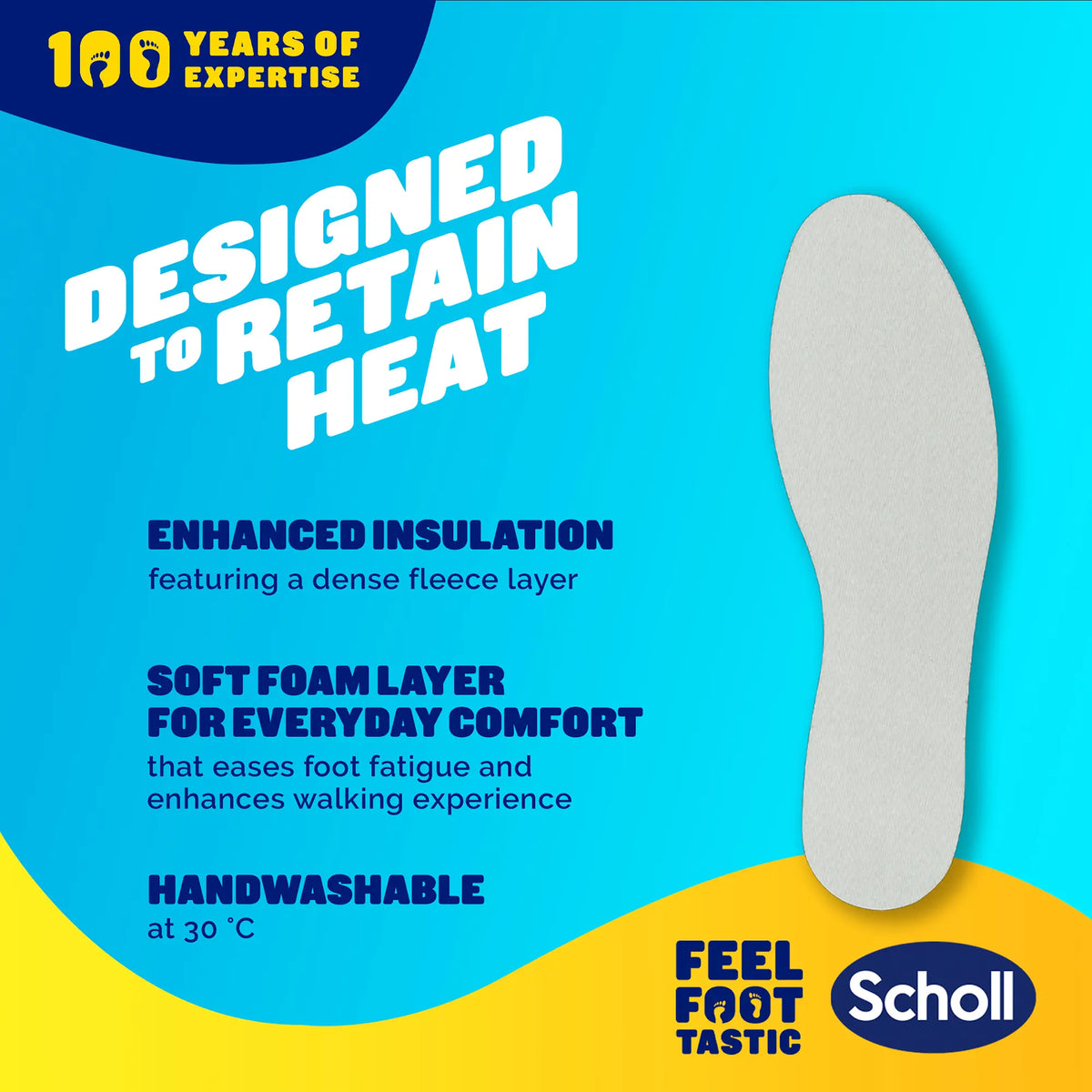 Scholl Warm Feet Insoles
