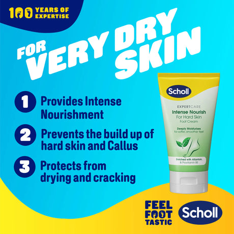 Scholl Care Intense Nourish for Hard Skin Foot Cream 150ml