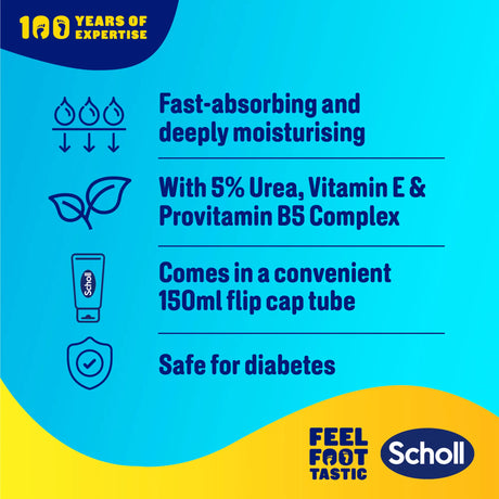 Scholl Care Intense Nourish for Hard Skin Foot Cream 150ml