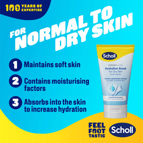 Scholl Hydration Boost for Dry Skin Foot Cream 150ml