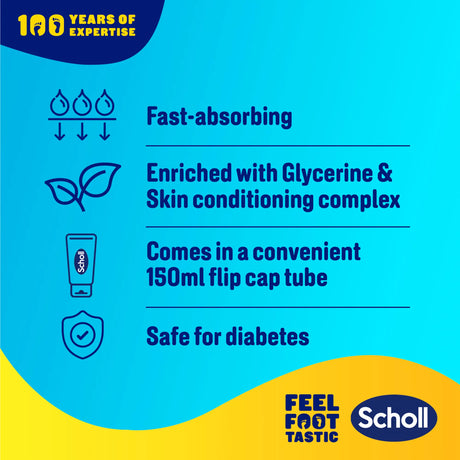 Scholl Hydration Boost for Dry Skin Foot Cream 150ml