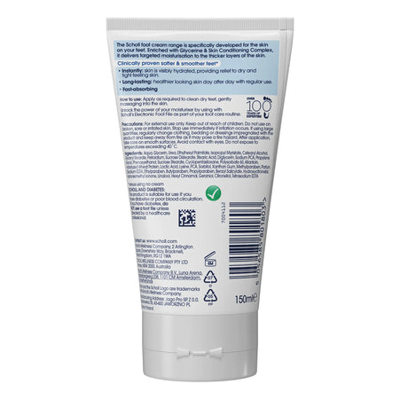 Scholl Hydration Boost for Dry Skin Foot Cream 150ml