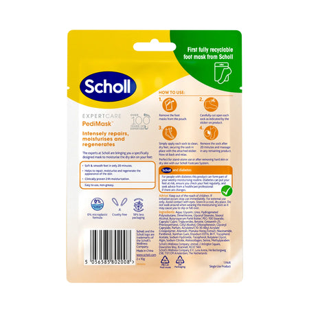 Scholl Care Expert Care Foot Mask with Manuka Honey