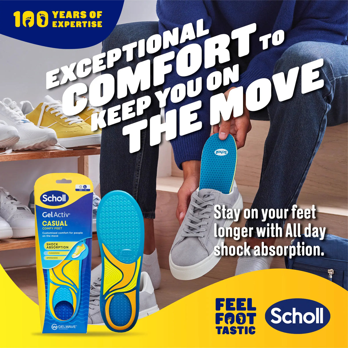GelActiv™ Casual Insoles Large