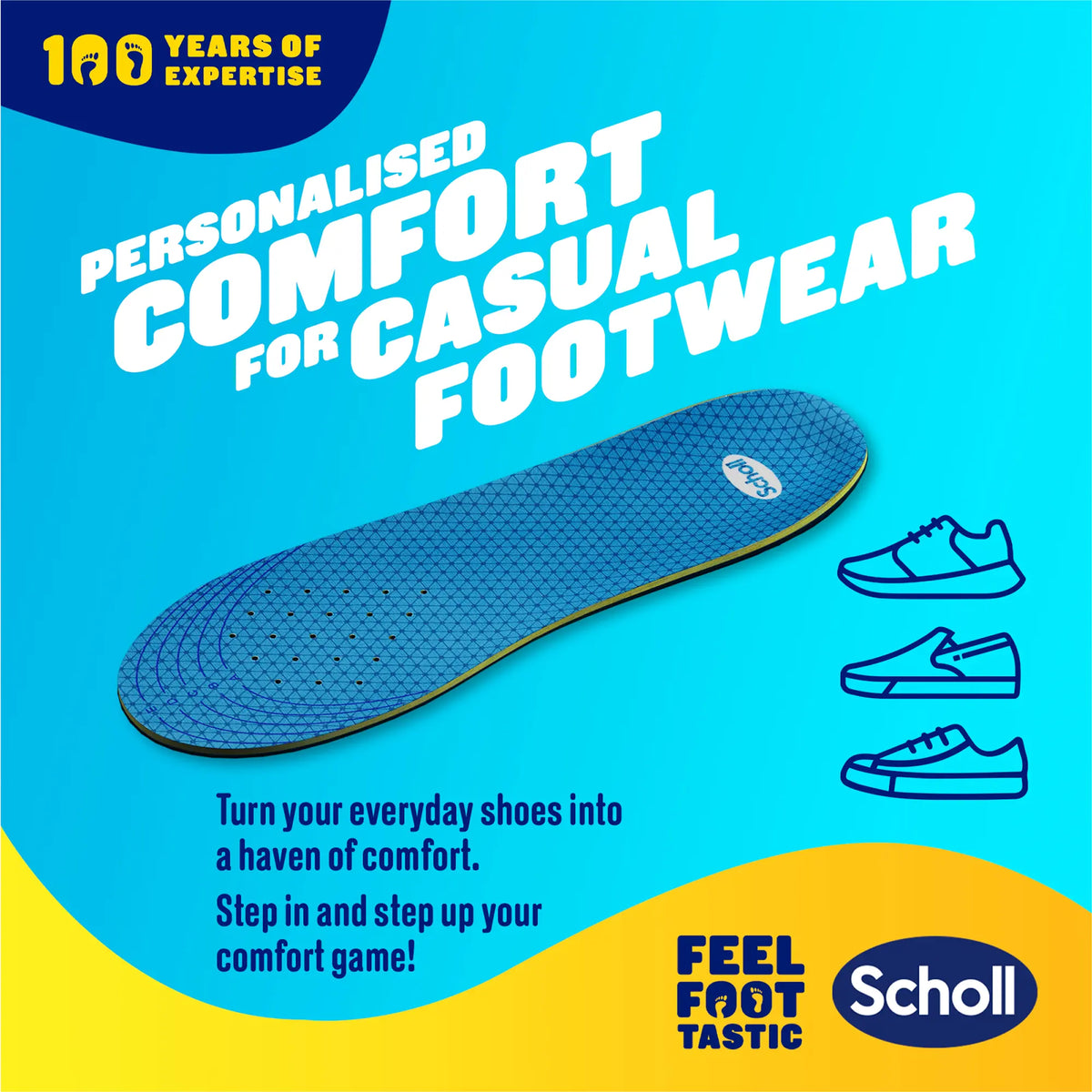 GelActiv™ Casual Insoles Large
