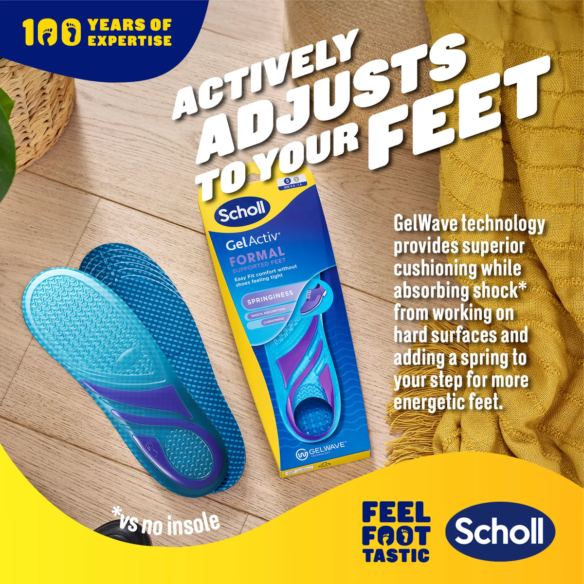 GelActiv™ Formal Insoles Small