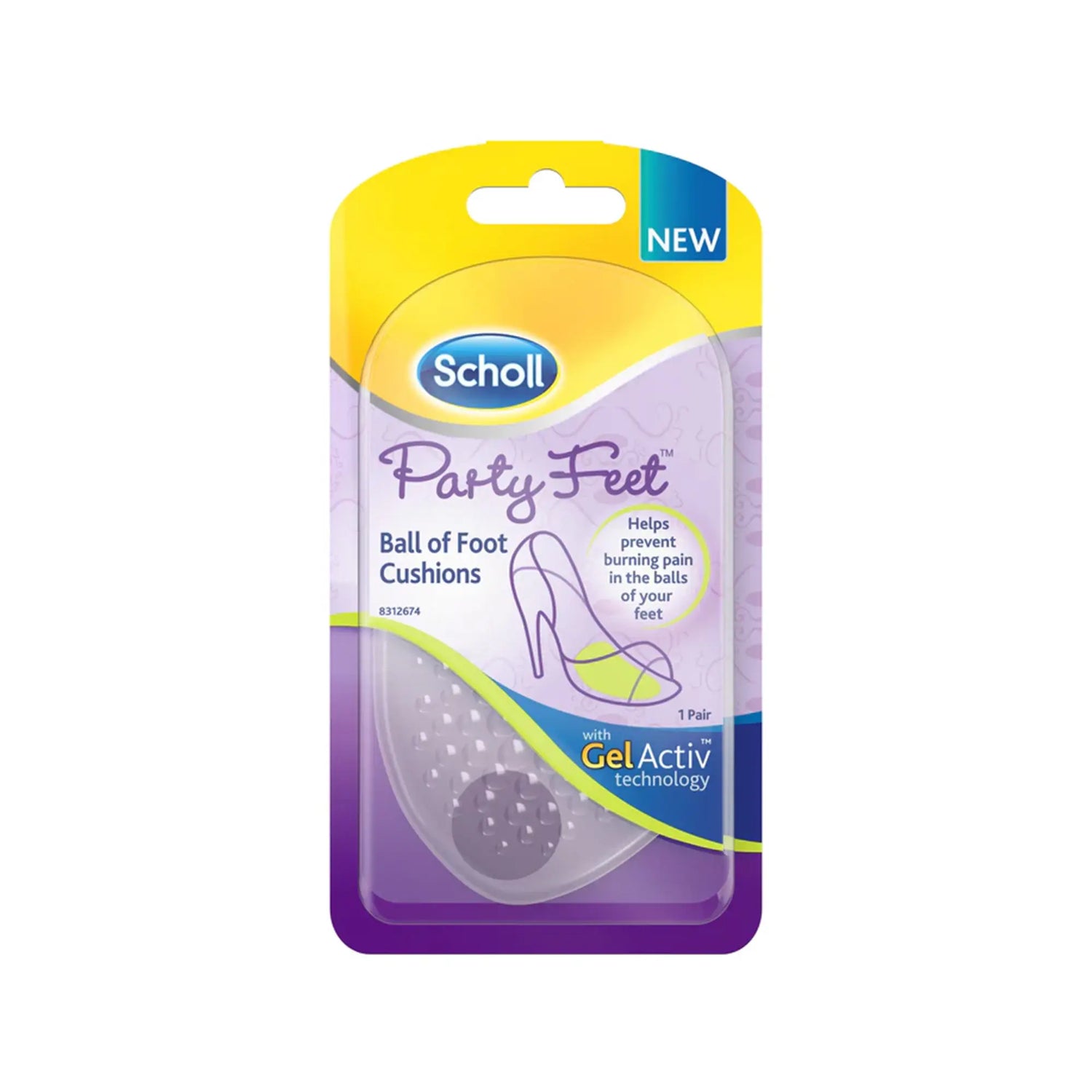 Scholl Insoles Party Feet Ball Of Foot Cushions