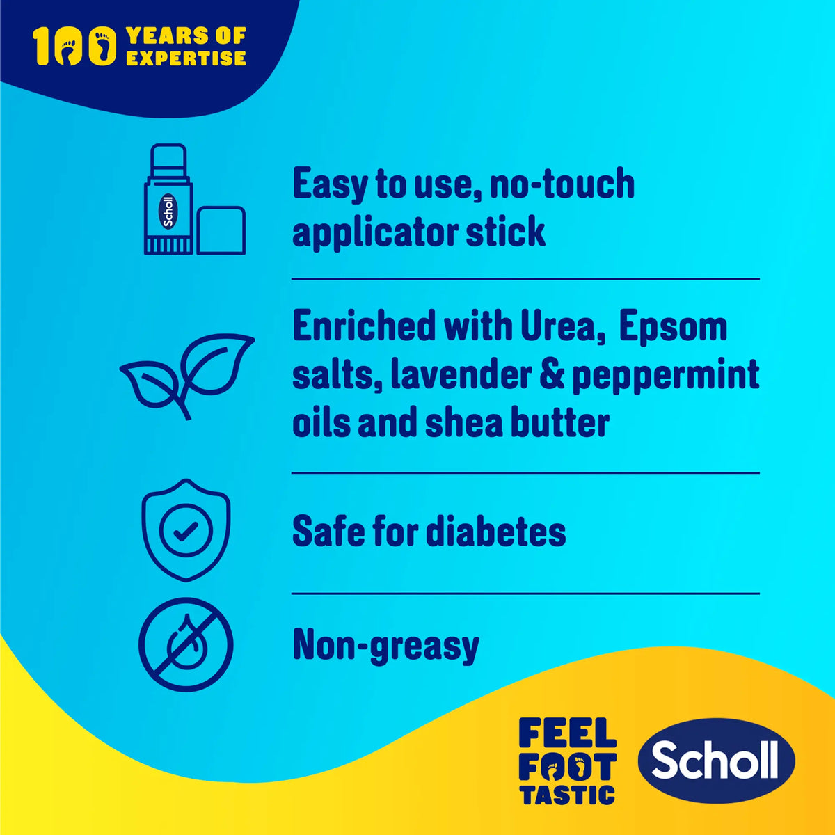 Scholl Care Cracked Heel Repair Restoring Balm Stick