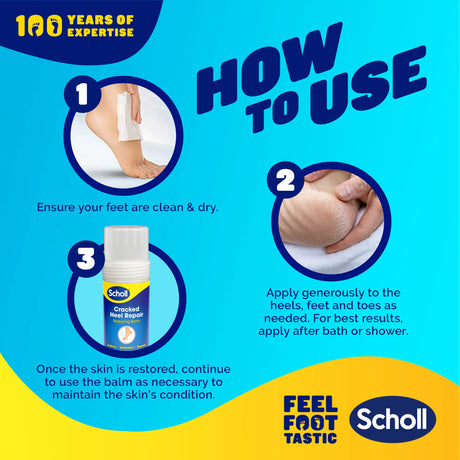 Scholl Care Cracked Heel Repair Restoring Balm Stick