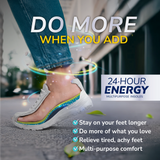 Scholl Insoles S (3-7) 24-Hour Energy Multipurpose Insoles - Small