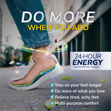 Scholl Insoles S (3-7) 24-Hour Energy Multipurpose Insoles - Small