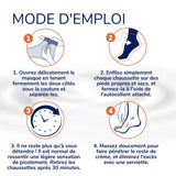 Dr Scholl's Masque pieds apaisant et revitalisant pour pieds fatigués et douloureux