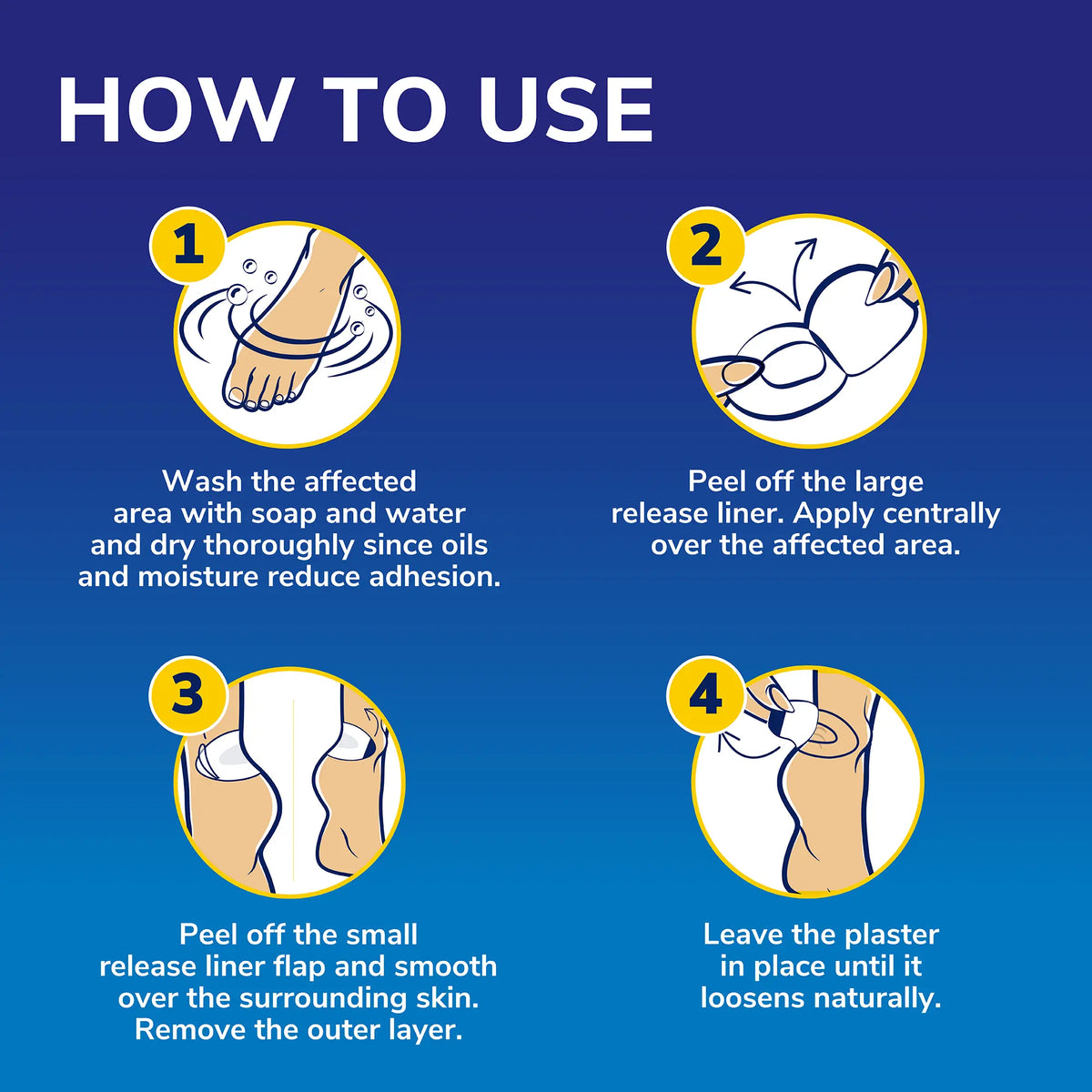 Scholl Aid Open Blisters, Cuts and Grazes Medical Grade Blister Plasters with Hydrogel Technology, Pack of 6