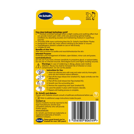 Extreme Blister Plasters for Feet with Aloe Vera