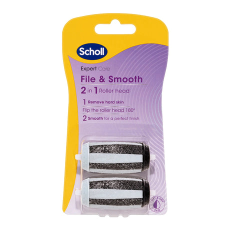 Scholl Care 2-in-1 Expert Care Foot File Roller Head Refill