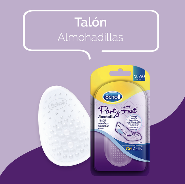 Almofada invisível para o calcanhar Scholl