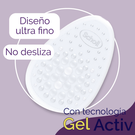 Scholl Almohadilla Talón invisible