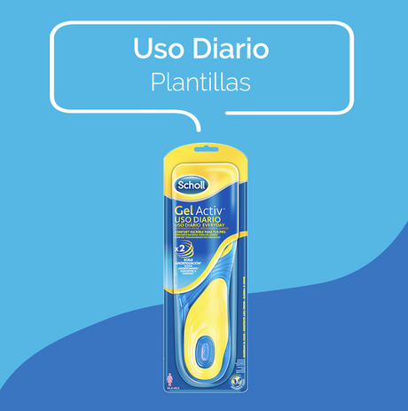 Scholl Plantillas de Gel Uso Diario Hombre