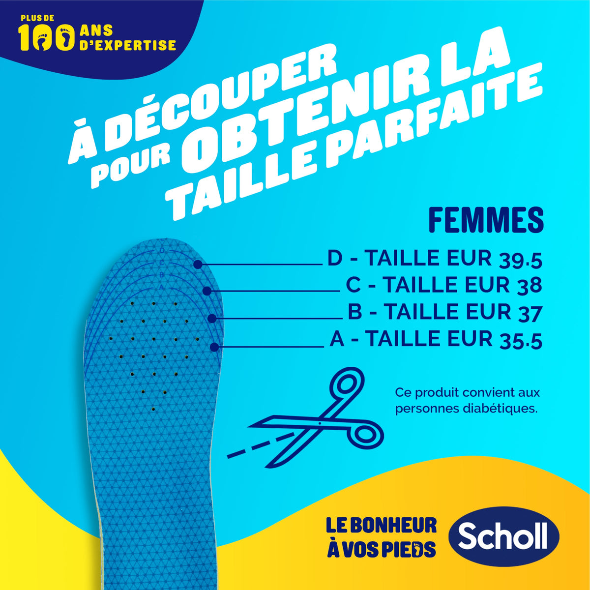 Semelles Scholl GelActiv Décontractées - Pointure 35.5-40.5