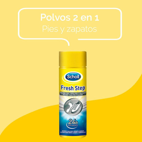 Scholl Fresh Step Polvos 2 en 1 para Pies y Calzado