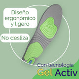 Scholl Plantillas de Gel Deportivas Mujer