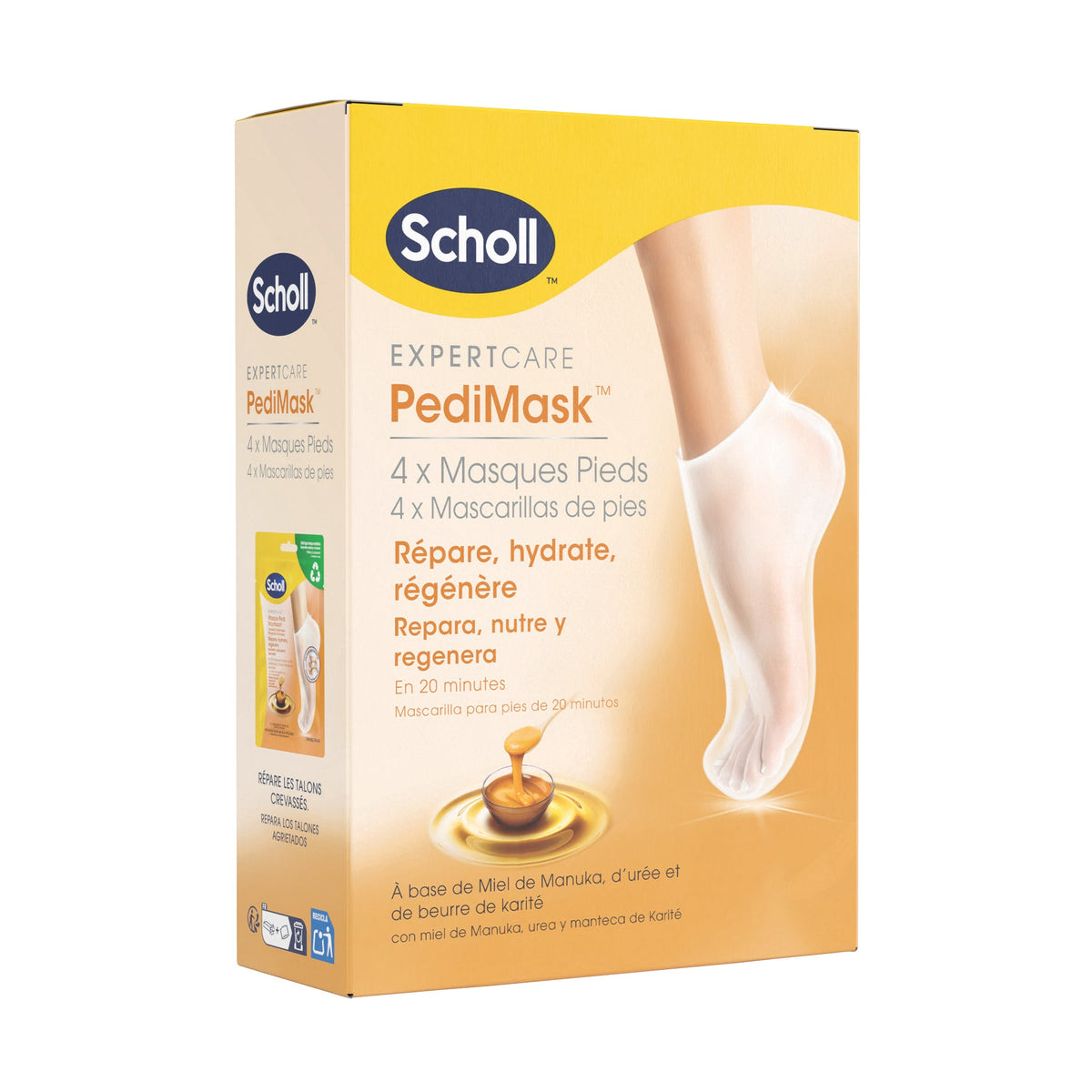 Masques pour pieds Nourrissants - Lot de 4 paires