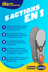 Semelles Scholl LiquiFlex Soutien Renforcé Femmes Pointure 35.5-40.5