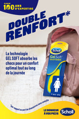 Semelles Scholl GelSoft Quotidien Femme - Pointure 35.5-40.5