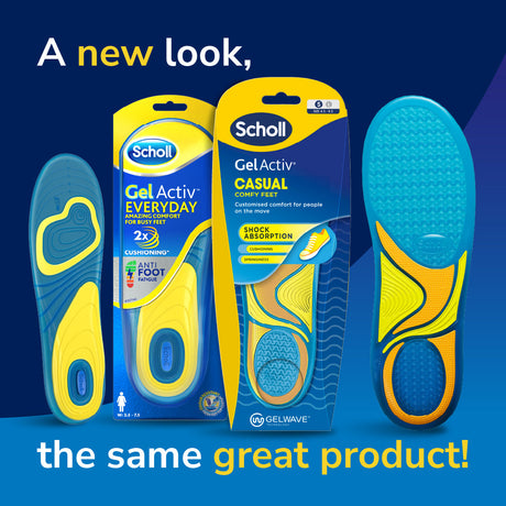 Scholl GelActiv® Casual Insoles (Small)