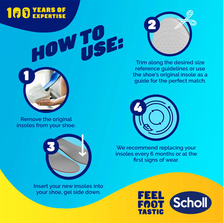 Scholl LiquiFlex™ Extra Support Insole (Large)