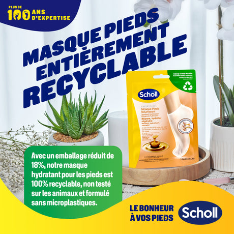 Voedende voetmaskers - set van 4 paar
