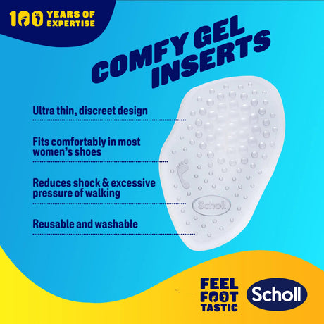 Scholl Insoles Party Feet Ball Of Foot Cushions