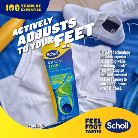 Scholl GelActiv® Sport Insoles (Large)
