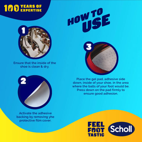 Scholl Insoles Party Feet Ball Of Foot Cushions