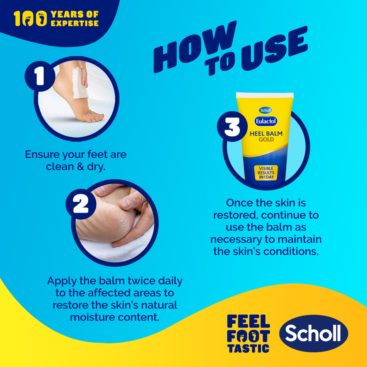 Scholl Eulactol hielbalsem Gold 200g