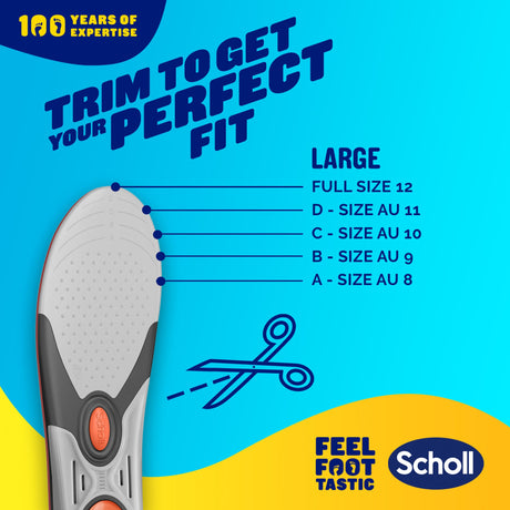 Scholl LiquiFlex™ Extra Support Insole (Large)