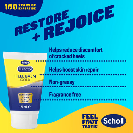 Scholl Eulactol hielbalsem Gold voordeelverpakking (2 x 120ml)