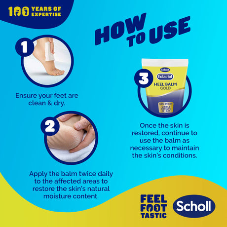 Scholl Eulactol hielbalsem Gold voordeelverpakking (2 x 120ml)
