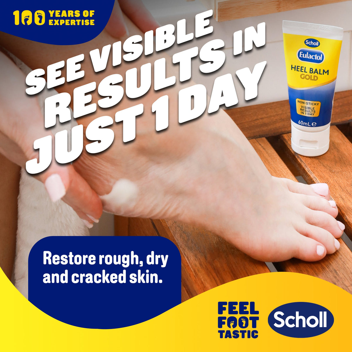 Scholl Eulactol hielbalsem Gold 60ml