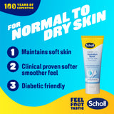 Creme para pés Scholl Hydration Boost para pele seca, 75ml