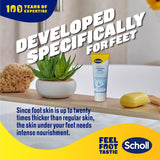 Creme para pés Scholl Hydration Boost para pele seca, 75ml