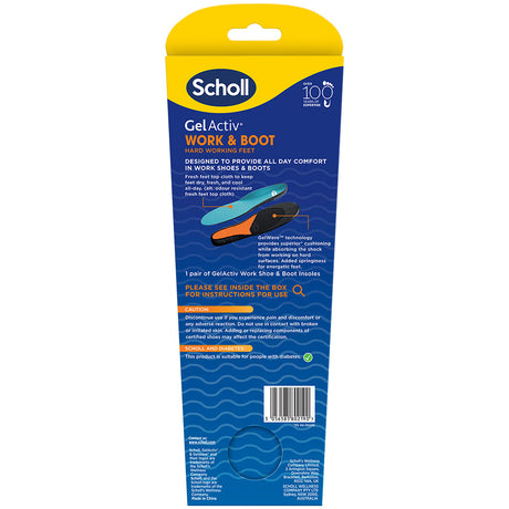 Scholl GelActiv® Work & Boots Insoles (Large)