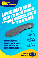 Scholl extra verstevigde inlegzolen voor herenschoenen