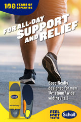 Dr. Scholl's Heavy Duty Support Insoles for Men, UK Size 7-12