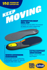 Dr. Scholl's Heavy Duty Support Insoles for Men, UK Size 7-12