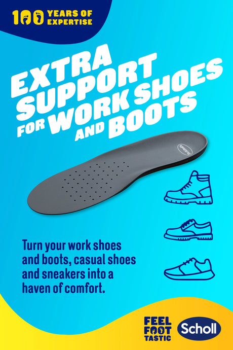 Dr. Scholl's Heavy Duty Support Insoles for Men, UK Size 7-12