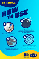 Dr. Scholl's Heavy Duty Support Insoles for Men, UK Size 7-12