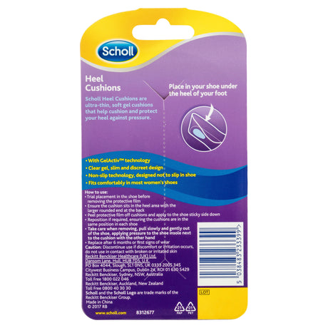 Scholl Party Feet Inserts Heel Cushion
