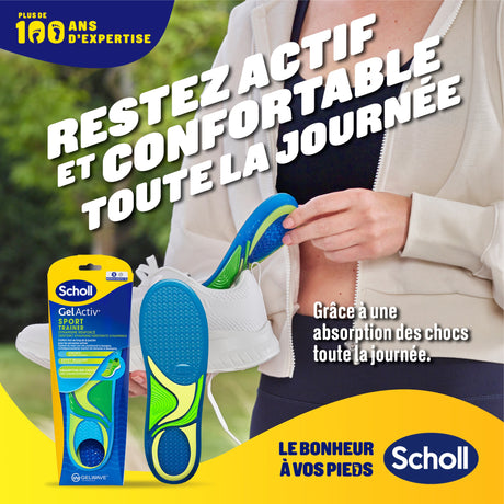 Semelles Scholl GelActiv Sport - Pointure 35.5 - 40.5