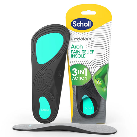 Scholl Insoles S (4.5 – 6.5) Ball of Foot & Arch Pain Relief Insoles Small